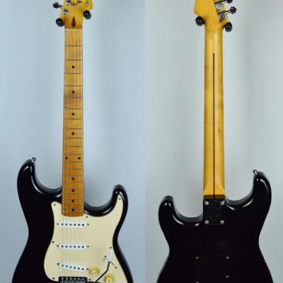 VENDUE... FENDER Stratocaster STD Black 1985 Post JV JAPON *OCCASION*