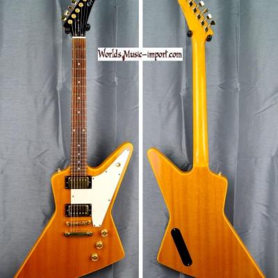 VENDUE... Epiphone by GIBSON EXPLORER type 76' Gold Antique Nat. Gloss 2000 Import *OCCASION*