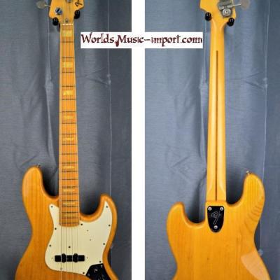 VENDUE... Fender Jazz Bass JB'75-75M ASH 1990 ASH natural gloss 'Nitro' japan import *OCCASION*