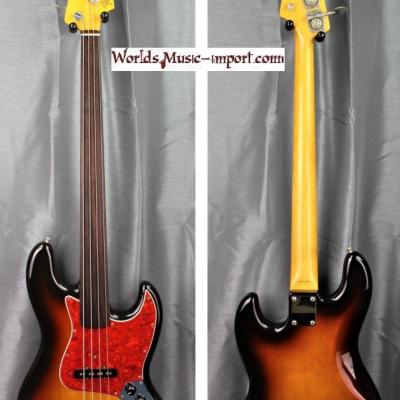 V E N D U E... FENDER Jazz Bass JB'62-FL Fretless 1994 3TS 'sans repères' RARE japon import *OCCASION*