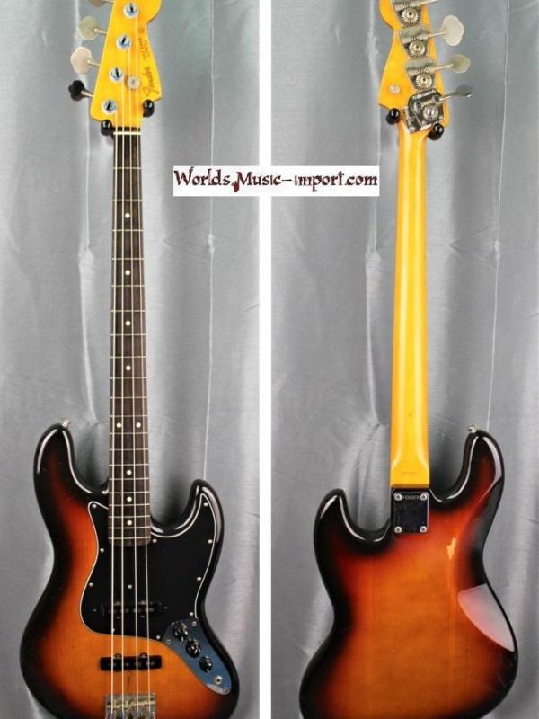 VENDUE... FENDER Jazz Bass JBD-62 US 1989 3 Tons Sunburst 'Nitro' domestic japan Import *OCCASION*