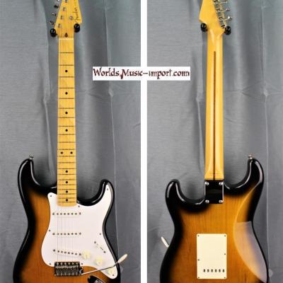 VENDUE... FENDER Stratocaster ST'54-US 2004 - Micros Custom Shop USA 50s - 2 Tons Sunburst japan import *OCCASION*