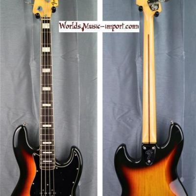 VENDUE... FENDER Jazz Bass JB'75 ASH 3TS nitro 1989 japon import *OCCASION*