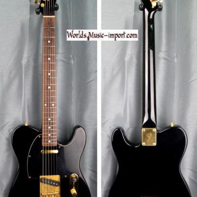 VENDUE... FENDER Telecaster TL-80-55 Matching Head Black/Gold 1988 JAPON Import *OCCASION*