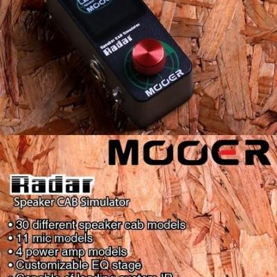 Pédale guitare/basse MOOER Radar simulation ampli Studio/Live * 179€ *