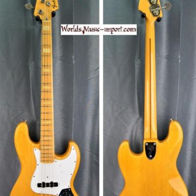 VENDUE... Fender Jazz Bass JB'75-75 Nitro ASH Natural 1989 japon import *OCCASION*