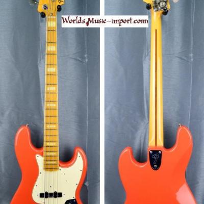 VENDUE... FENDER Jazz Bass JB'75-US 1996 Active Bartolini Fiesta Red 'RARE' *1ère série* japan import *OCCASION*