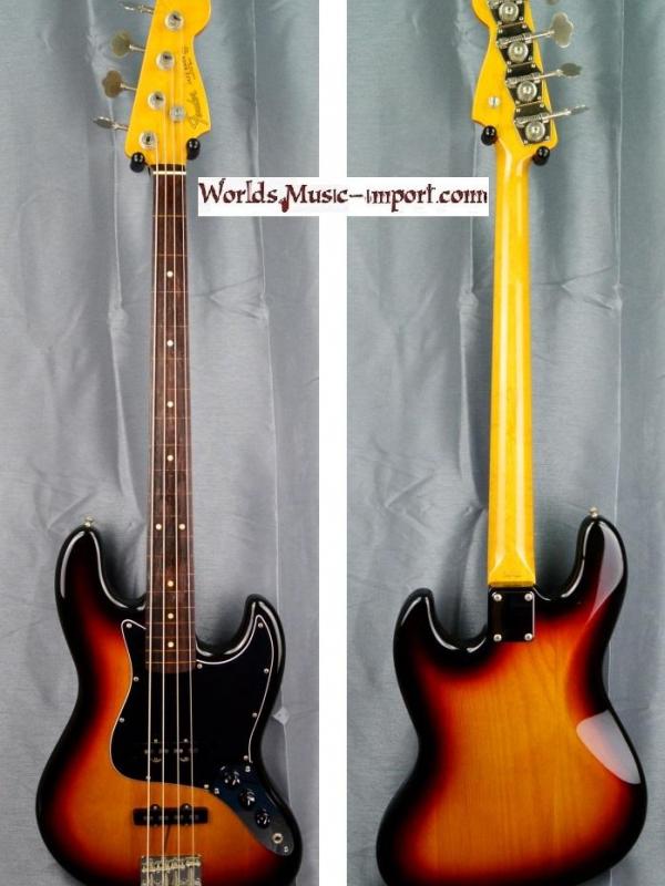 VENDUE... FENDER Jazz Bass '62-US FL 3TS Fretless 