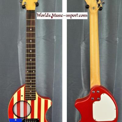 FERNANDES Mini-guitare ZO-3 Eléphant Drapeau USA 'RARE'  japan import *OCCASION*