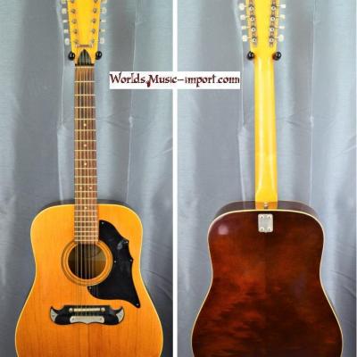 VENDUE... FRAMUS 12 cordes folk Mod. 74K naturel 1970's Germany *OCCASION*