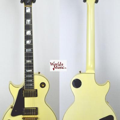 VENDUE... GIBSON Les Paul CUSTOM LH Gaucher White 1993 USA *OCCASION*