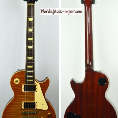 VENDUE... ORVILLE Les paul Classic Trans Amber Tiger AA 1993 Japon import *OCCASION*