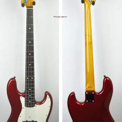 VENDUE... FENDER Jazz Bass '62 RI Candy Apple Red 1990 Japon Import  *OCCASION*