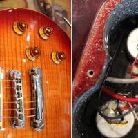 Epiphone by gibson les paul standard 2003 flame sunburst korea import japan 14 