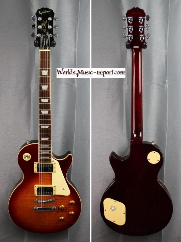 Epiphone by gibson les paul standard 2003 flame sunburst korea import japan 16 