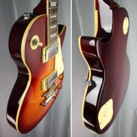 Epiphone by gibson les paul standard 2003 flame sunburst korea import japan 4 