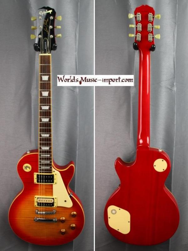 EPIPHONE by GIBSON Les Paul Standard Flame KOREA 1999 - Heritage Cherry Sunburst - Import Japan *OCCASION*