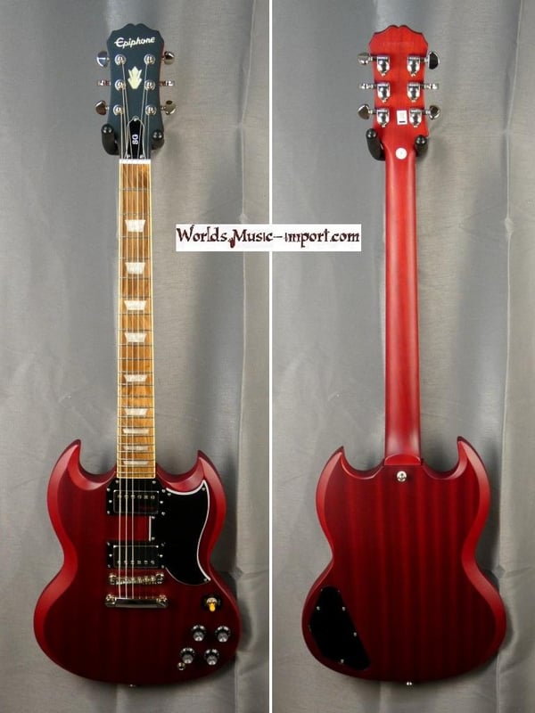 Epiphone g400 worn cherry 15 