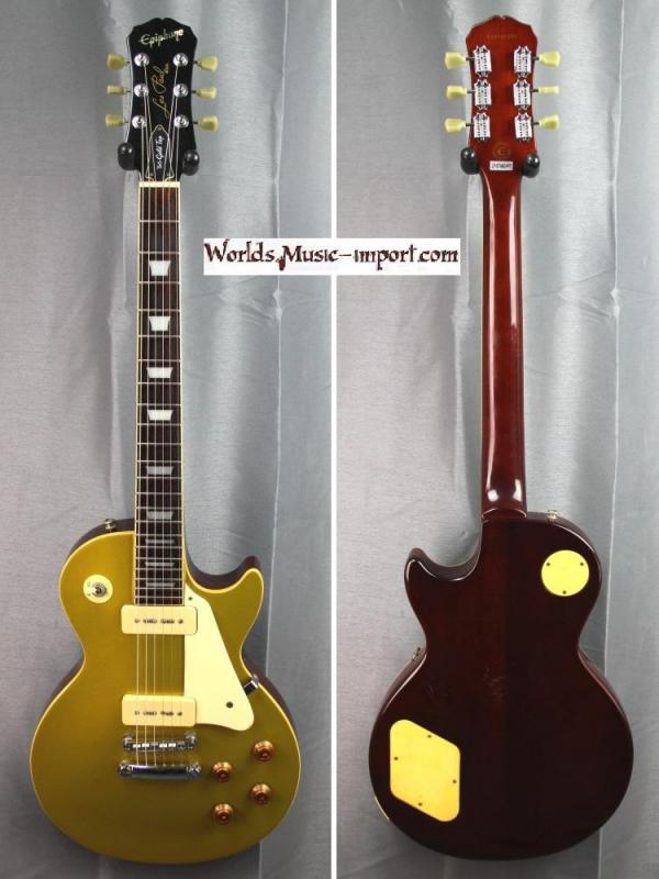 Epiphone les paul standard limited edition goldtop p90 korea 26 