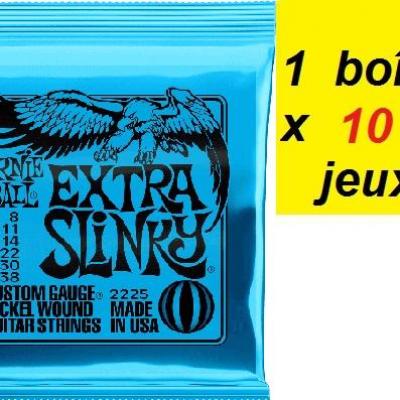 10 x Jeux Ernie Ball électrique 8/38 