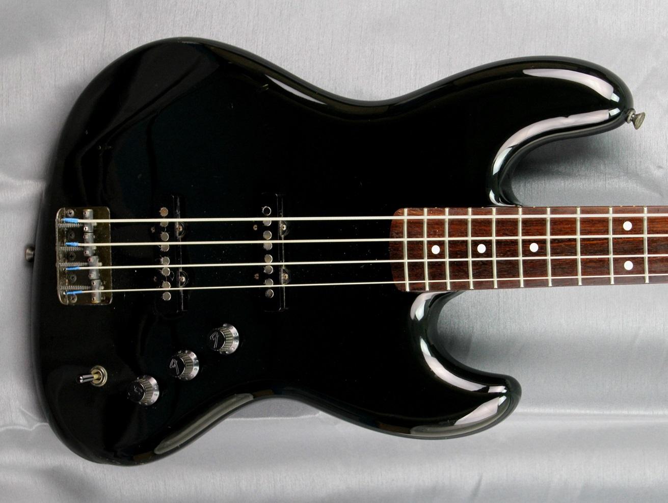 Fender jazz bass jb 555 rare alblack 1985 japan 30 