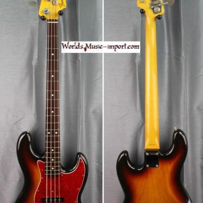 FENDER Jazz Bass JB-62' 1992 - 3TS Sunburst - Domestic 'Nitro' japan import *OCCASION*
