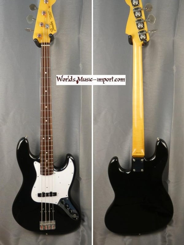 Fender jazz bass jb62 black jb60 traditionnal japon japan 15 