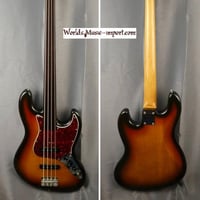 Fender jazz bass jb62 fl fretless 1989 3ts sunburst japon japan 18 