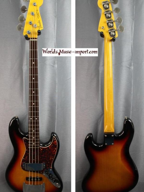 FENDER Jazz Bass JB'62 2002 - 3TS sunburst - Japan Import *OCCASION*