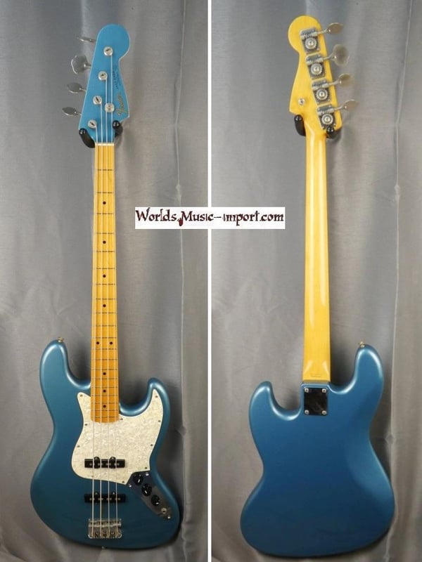 Fender jazz bass jb62 mh limited olb old lake placid blue japon japan 15 