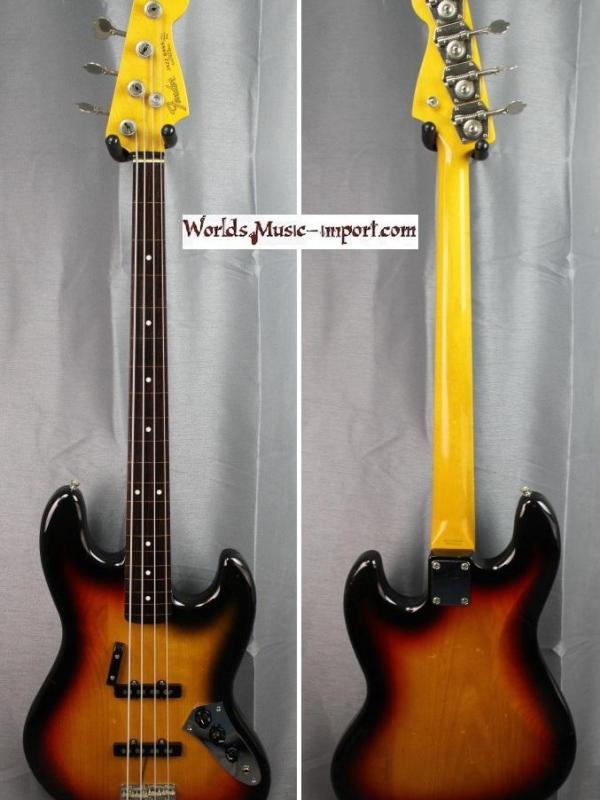 Fender jazz bass jb62 us fl fretless 2002 japon japan 24 