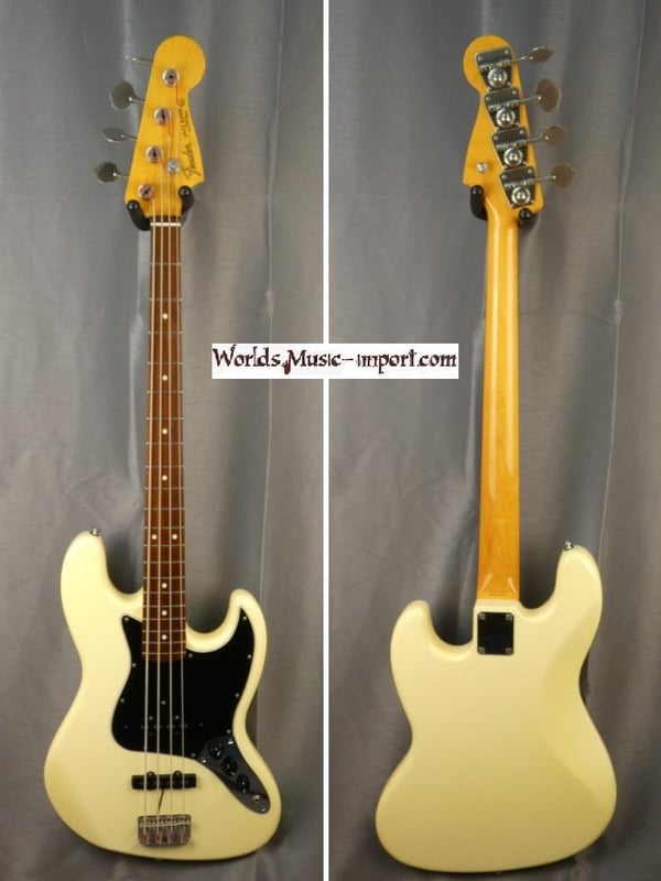 Fender jazz bass jb62 us white japon japan 20 