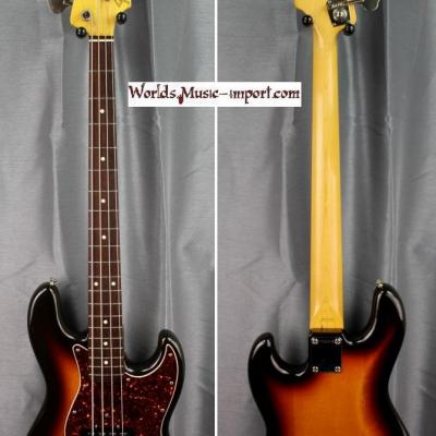 FENDER Jazz Bass JB-62M medium scale 3/4 1986 - 3TS sunburst - 'post JV' RARE Nitro japan import *OCCASION*