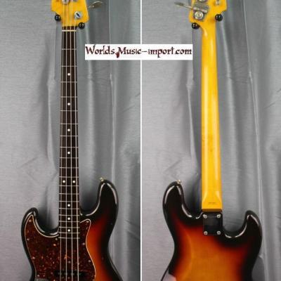 V E N D U E... FENDER Jazz Bass JBD-62 LH 1989 - 3TS Sunburst Nitro - 'gaucher' japan import *OCCASION*