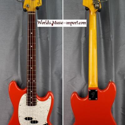 FENDER Mustang Bass MB98-70SD Short Scale 2002 - FRD Fiesta Red - japan import *OCCASION*