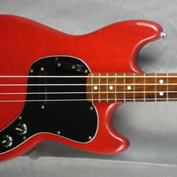 Fender musicmaster bass trans wine red usa 1978 6 