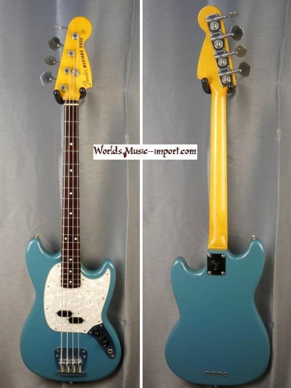 Fender mustang bass mb 98 blue cbl 2000 japon japan 8 