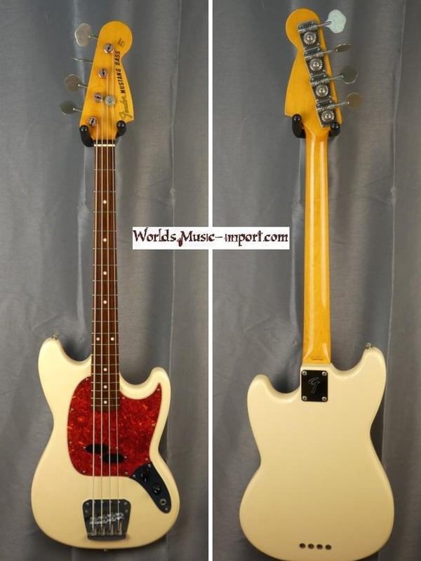 Fender mustang bass mb98sd white japon japan 10 