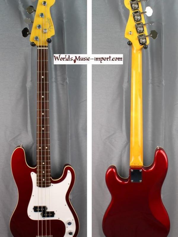 V E N D U E... FENDER Precision bass PB'62 Bound Aerodyne LTD 2004 - CAR Candy Apple Red - japan import *OCCASION*