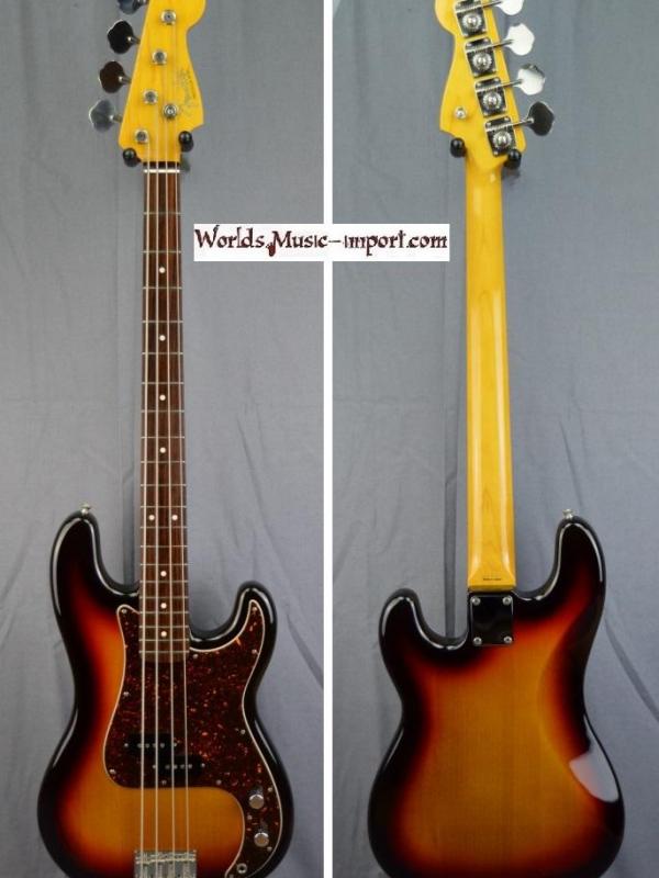V E N D U E... FENDER Precision Bass PB-62' US 2007 - 3TS Sunburst - Import Japon *OCCASION*