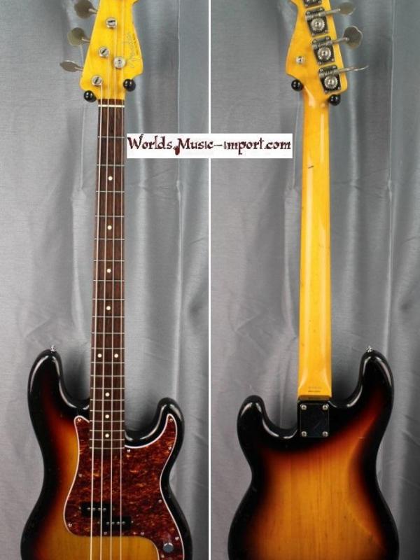V E N D U E... FENDER Precision Bass PB'62 1994 - 3TS sunburst - japan import *OCCASION*