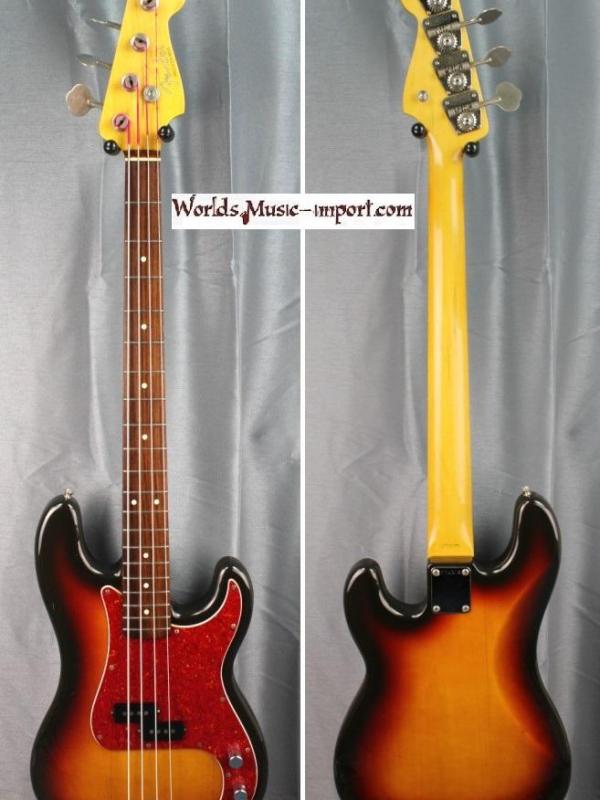 V E N D U E... FENDER Precision Bass PB'62-US 1991 - 3TS sunburst - Domestic 'Nitro' japan import *OCCASION*
