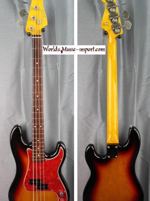 V E N D U E... FENDER Precision Bass PB'62-US 1998 - 3TS Sunburst - japan import *OCCASION*