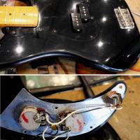 Fender pbd57 1987 japan japon black 25 