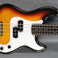 Fender precision bass mini mpb 33 1992 sunburst japon 11 