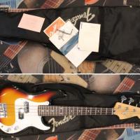 Fender precision bass mini mpb 33 1992 sunburst japon 7 