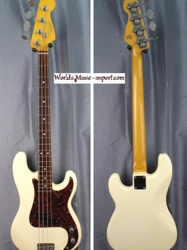V E N D U E... FENDER Precision Bass PB'62-US 1989 - White - RARE - japan import *OCCASION*