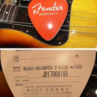 Fender precision bass pb60 hama okamoto signature sunburst 2017 japan import 7 