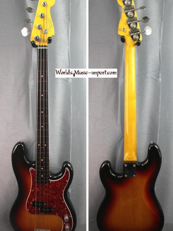 FENDER Precision Bass PB62-US Fretless 2002 - 3TS Sunburst - Japan Import *OCCASION*