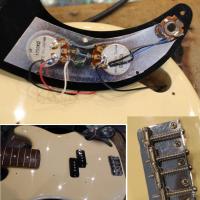 Fender precision bass pb62 white japan japon 4 